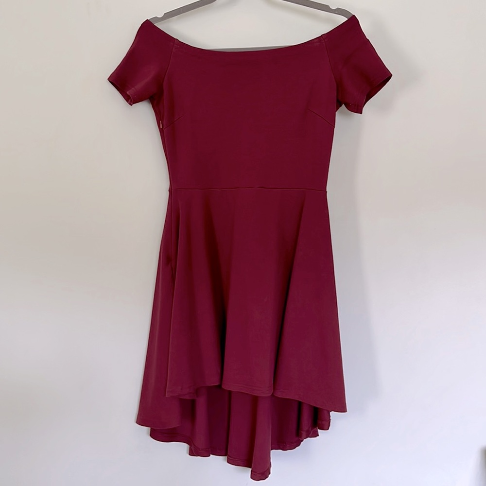Sarin Mathews hi low cocktail dress Small
